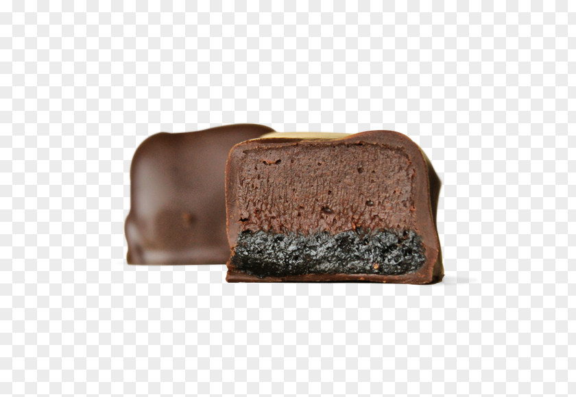 Silky Chocolate Truffle Fudge Praline Brownie PNG