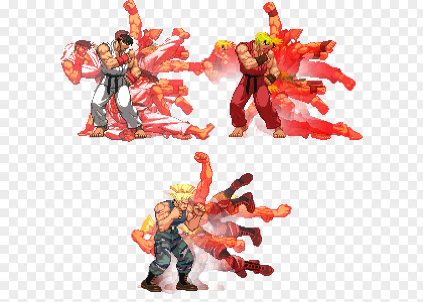 Street Fighter V Ken Ryu Masters Picture Frames PNG