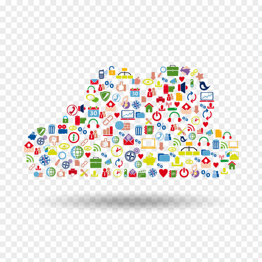 Cloud Vector Network Material Computing Icon PNG