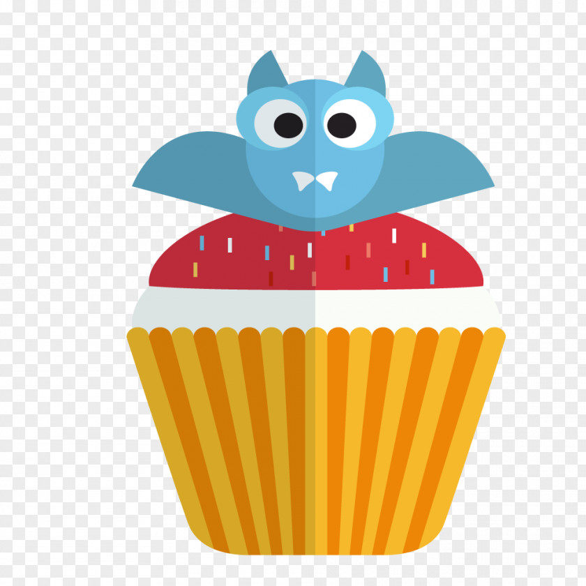 Cup Cakes Halloween Vector Graphics Image Festival PNG