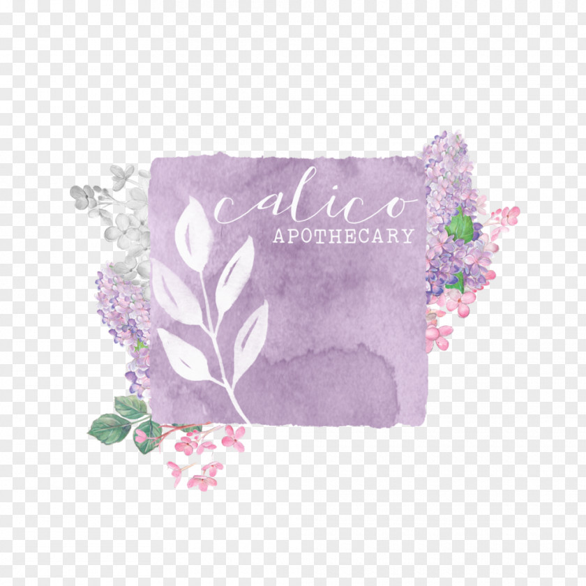 Lilac Greeting & Note Cards Floral Design PNG