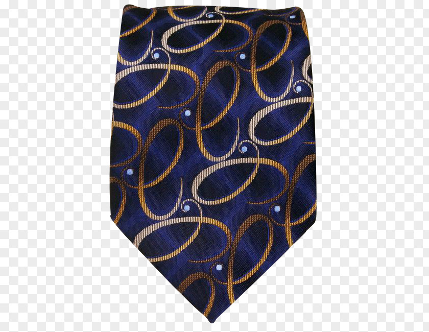 Silk Pattern Necktie Navy Blue Paisley Jacquard Loom PNG