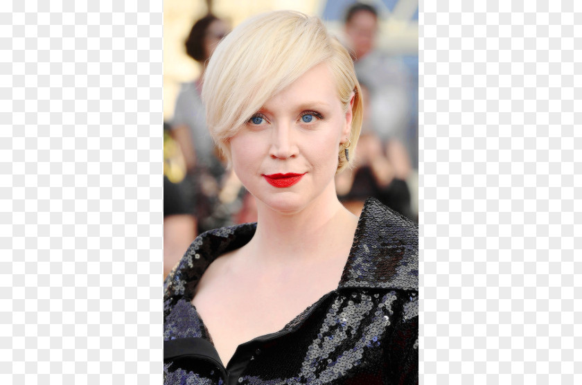 12th Screen Actors Guild Awards Gwendoline Christie Blond Bangs Bob Cut Hairstyle PNG