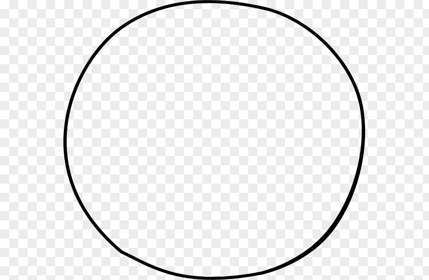 Black Border Megagon Circle Regular Polygon Geometry PNG