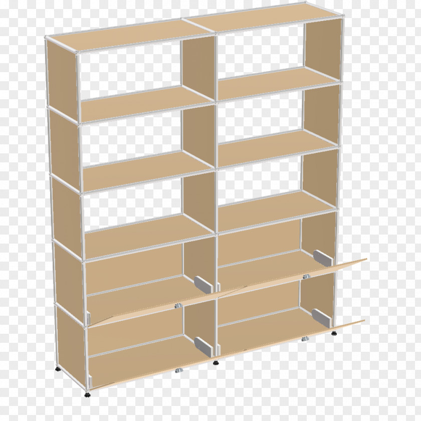 Classical Furniture Shelf Bookcase USM Modular Cabinetry PNG