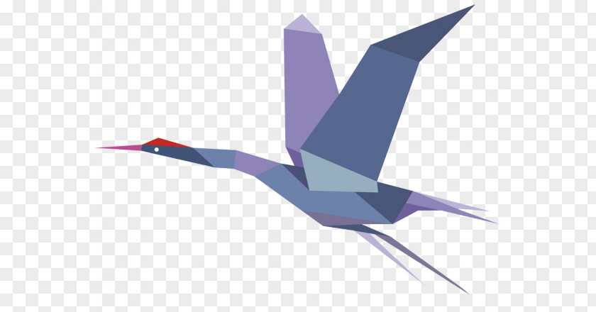 Crane Heron Paper Vector Graphics Origami PNG