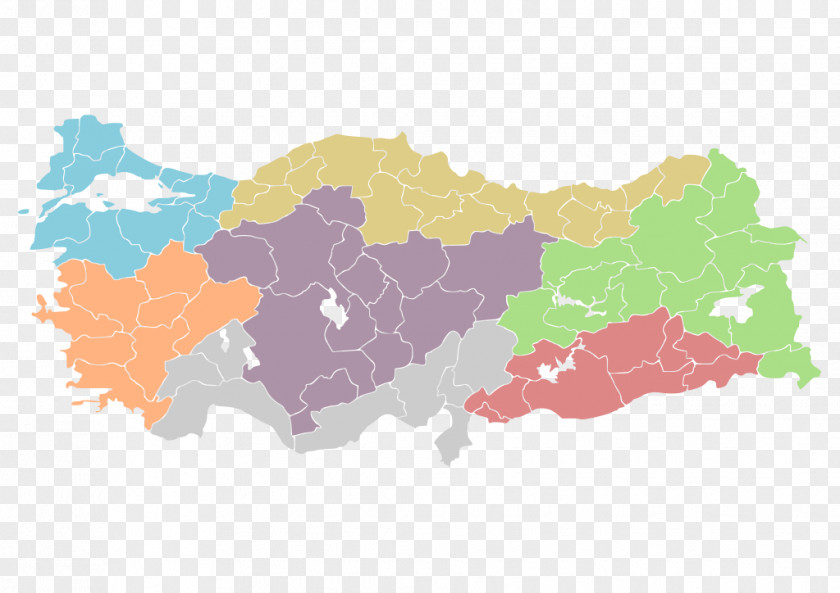 Map Provinces Of Turkey Gaziantep Eastern Anatolia Region Vector Graphics PNG