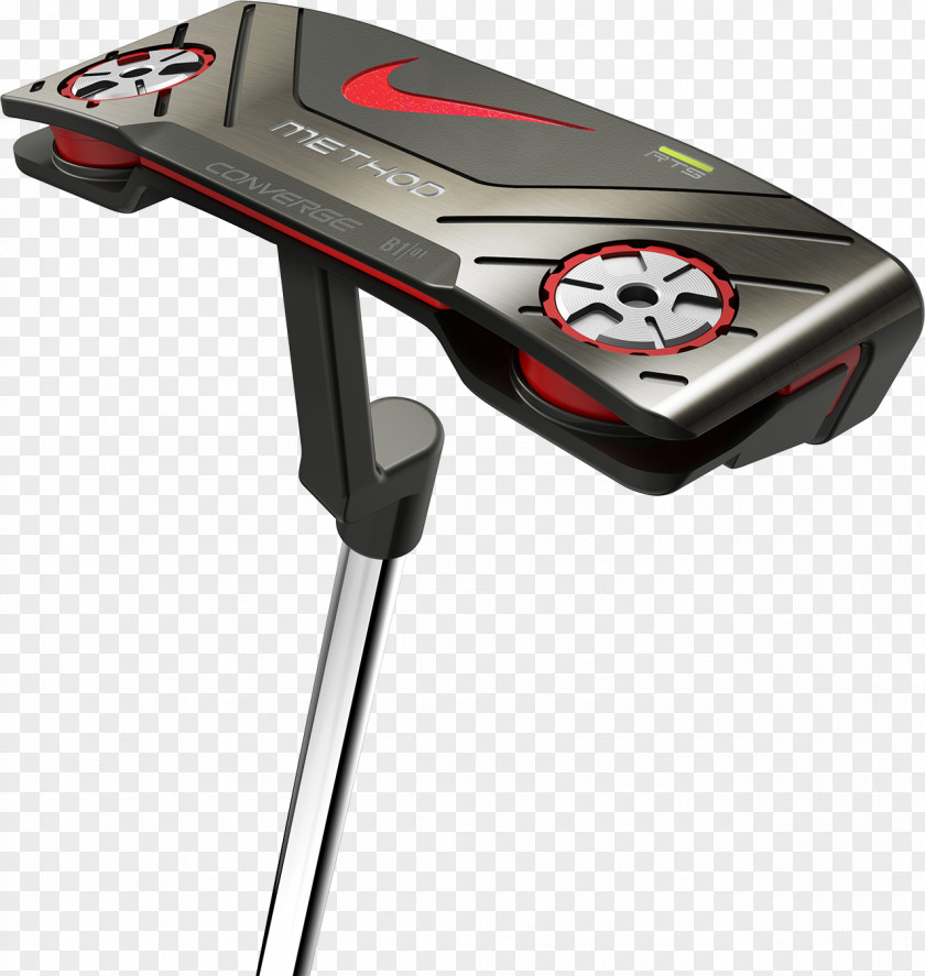 Nike Golf Putter Silver Method PNG