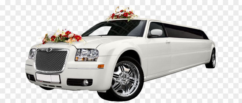 Car Limousine Rental Chrysler Wedding PNG