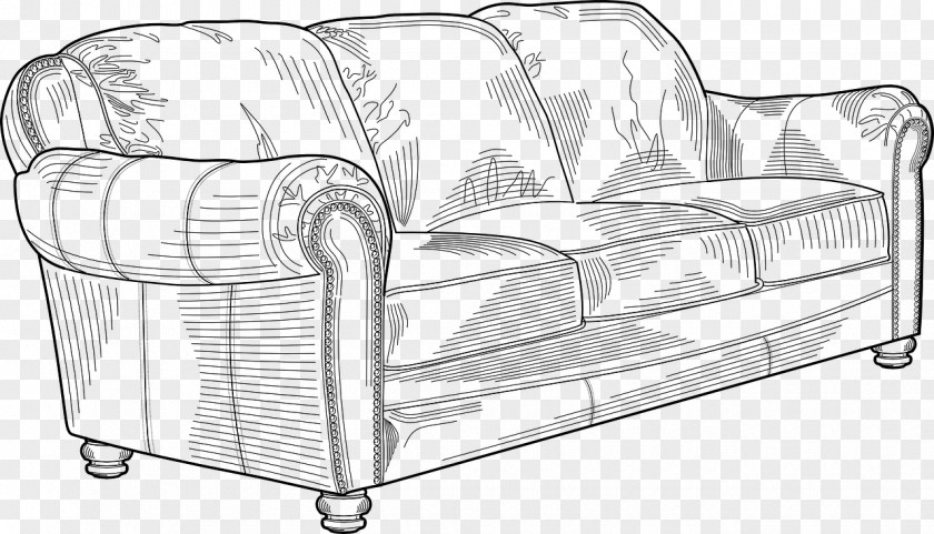 Cartoon Sofa Chair Creative Couch Drawing Clip Art PNG