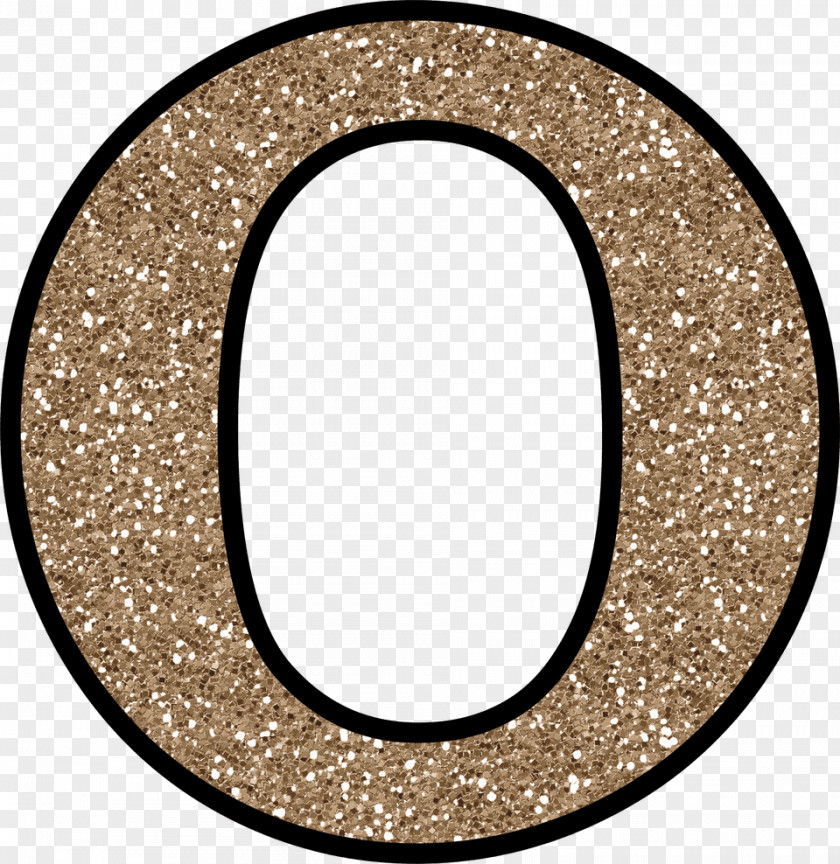 Clolorful Letters The Letter O Alphabet Glitter PNG