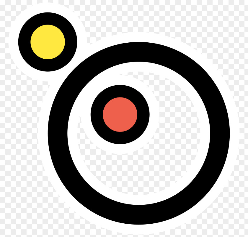 Invert Circle Line Symbol Clip Art PNG