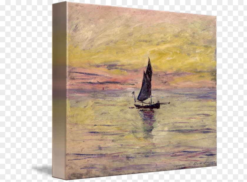 Oil Painting Effect Musée Marmottan Monet The Sailing Boat Altare Della Patria Canvas Art PNG