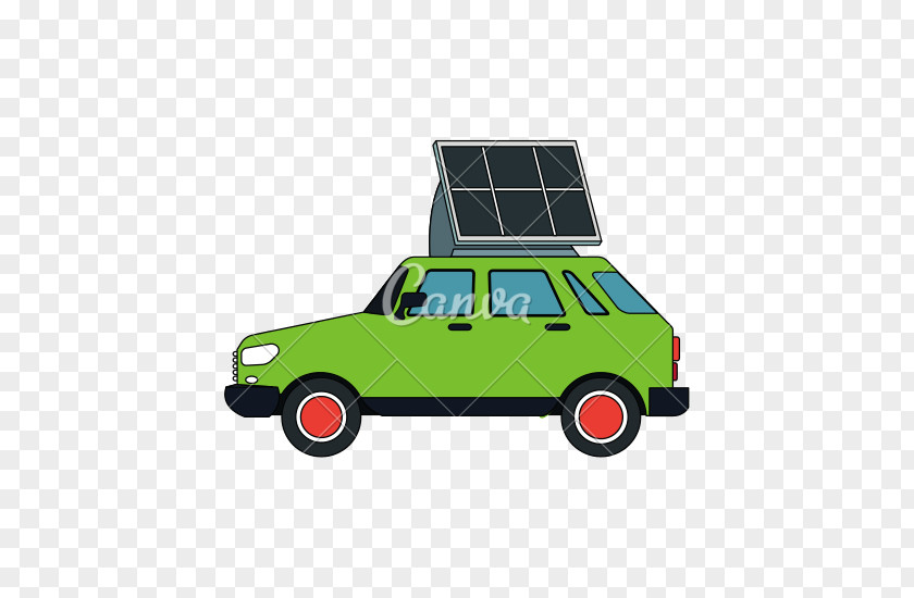 Solar Panel Car Vehicle Power Panels PNG