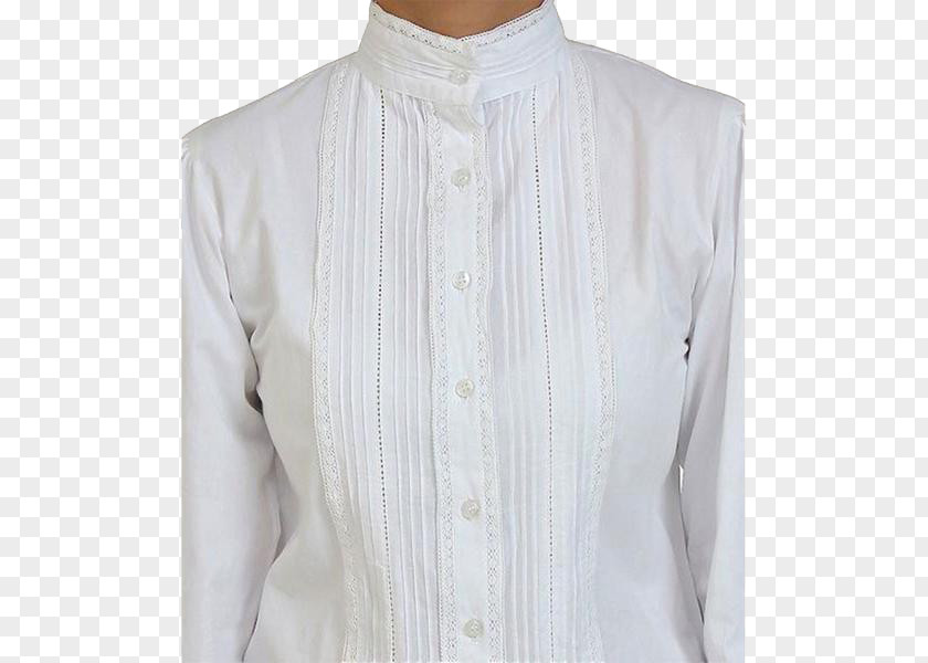Vintage Badge Blouse Collar Dress Shirt Sleeve PNG
