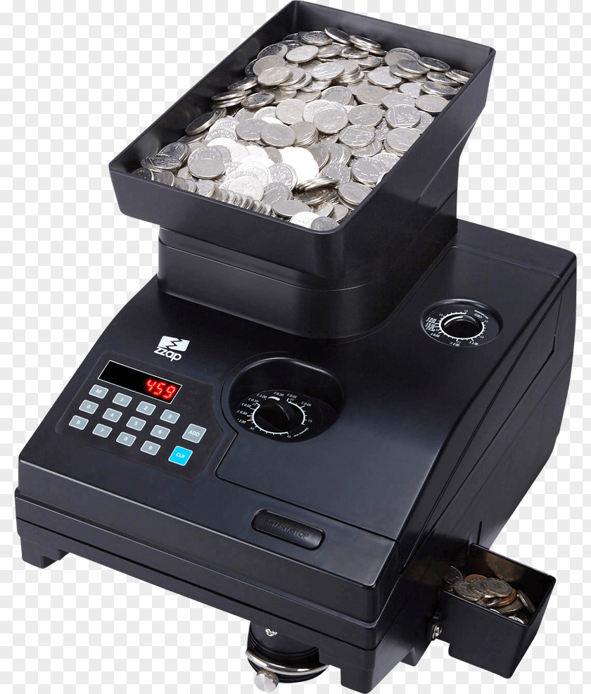 Coin Electronics Currency-counting Machine Money Denomination PNG