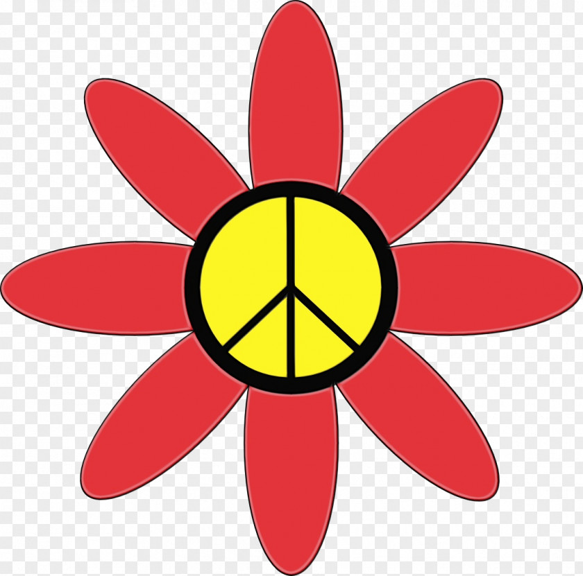 Logo Flower Peace And Love PNG