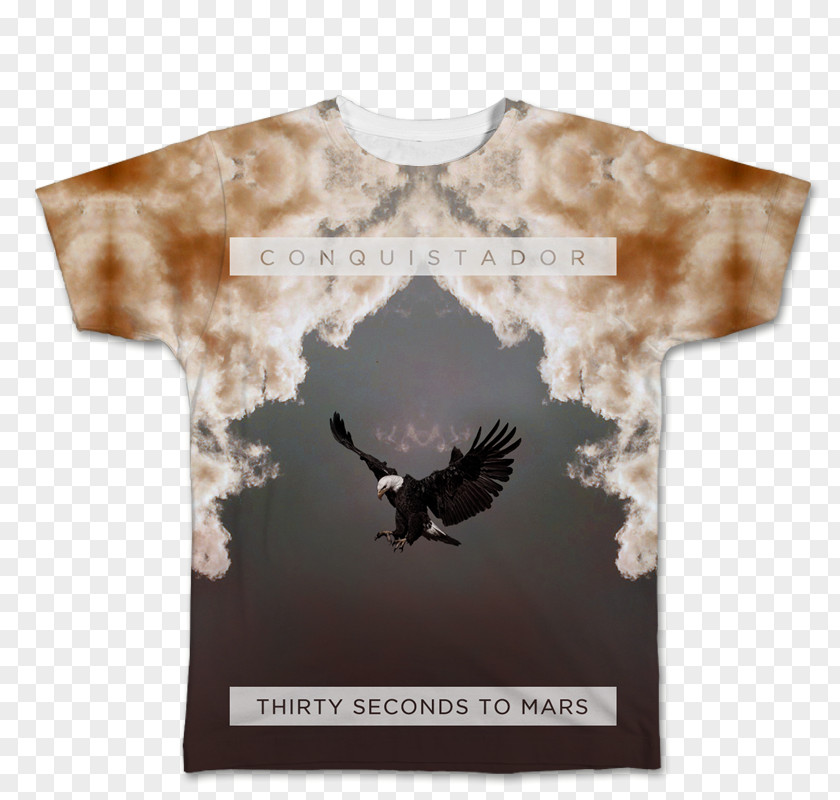 T-shirt Up In The Air Thirty Seconds To Mars Sleeve PNG