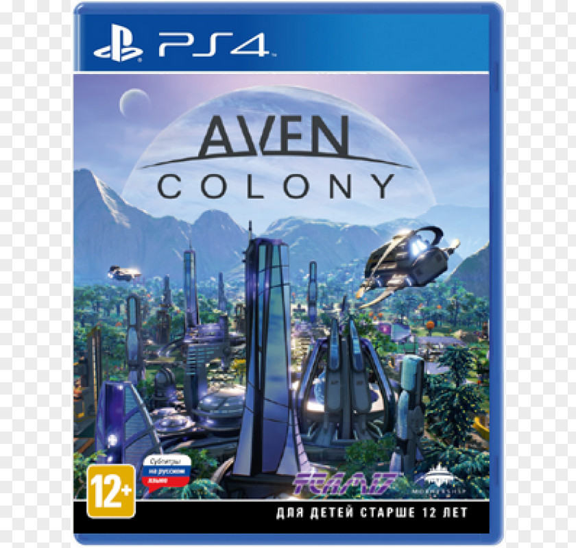 Aven Colony PlayStation 4 Constructor Video Game PNG