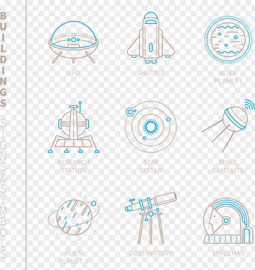 Binoculars Icon Line Graphic Design Point Angle PNG
