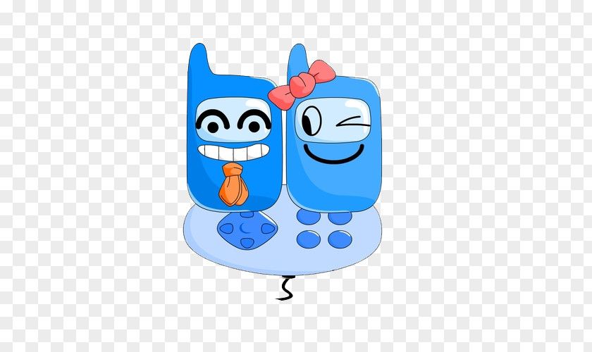 Cartoon Mobile Phone, Poster PNG