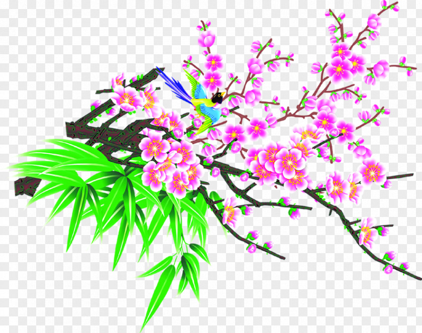 Green Leaves Painted Pink Peach Jixi Suining Youngsville PNG