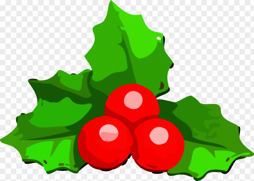 Holly Christmas Ornament PNG