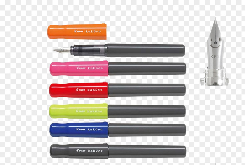 Multivessel Pen Color Change Paper Fountain Pilot Nib PNG