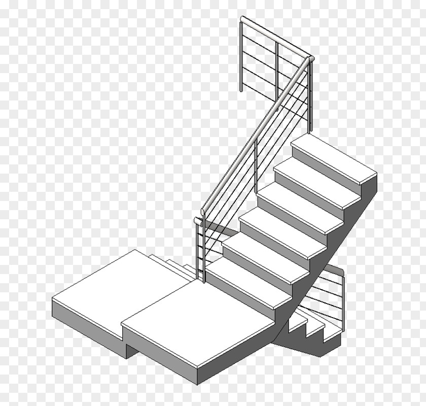 Stairs Handrail Autodesk Revit Bed Frame PNG