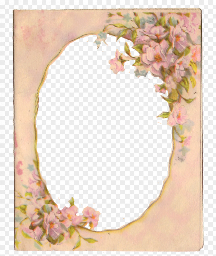 Design Floral Picture Frames Pink M RTV PNG