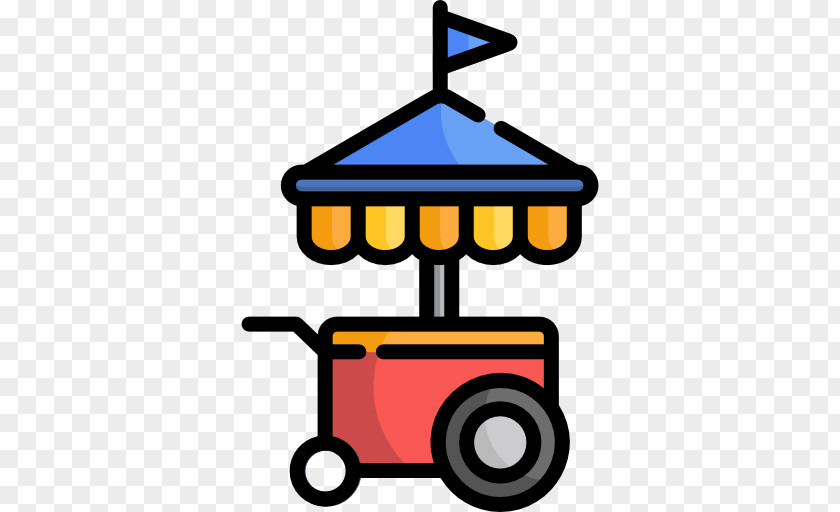 Food Cart Line Clip Art PNG