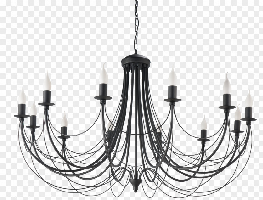 Lustre Chandelier Light Fixture Lighting Lamp Shades Incandescent Bulb PNG