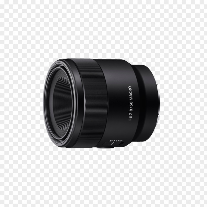 Sony E-mount Camera Lens Zoom FE 50mm F2.8 Macro PNG