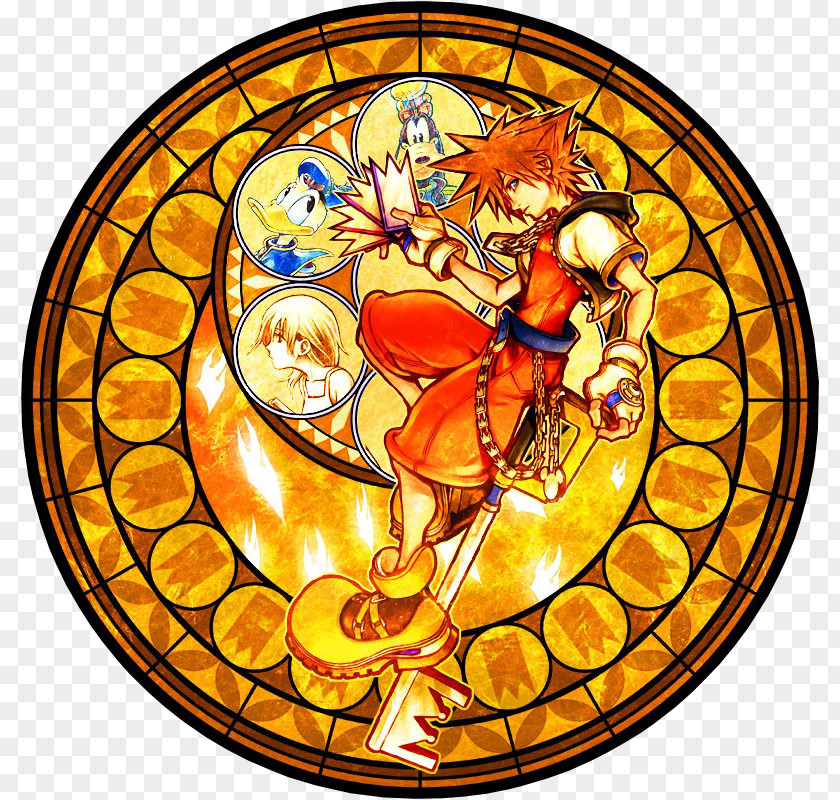 Window Kingdom Hearts χ Stained Glass PNG