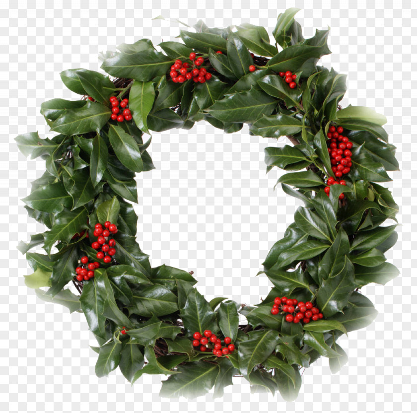 Christmas Wreath Transparent Picture Holiday Clip Art PNG