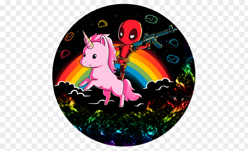 Deadpool Unicorn Drawing Marvel Comics T-shirt PNG