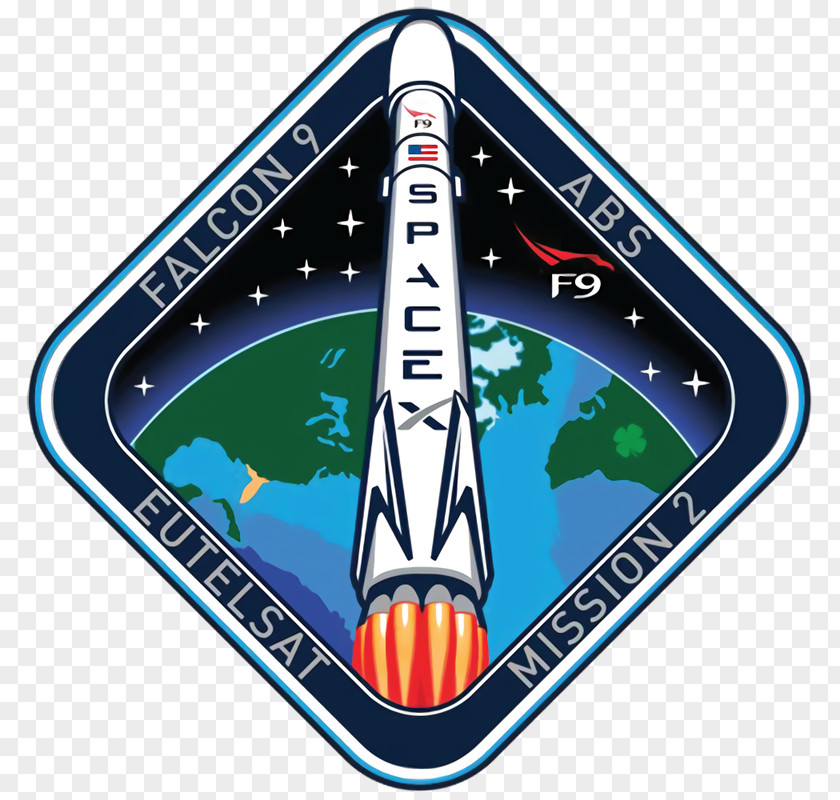Falcon Cape Canaveral Air Force Station Space Launch Complex 40 SpaceX 9 Mission Patch Rocket PNG