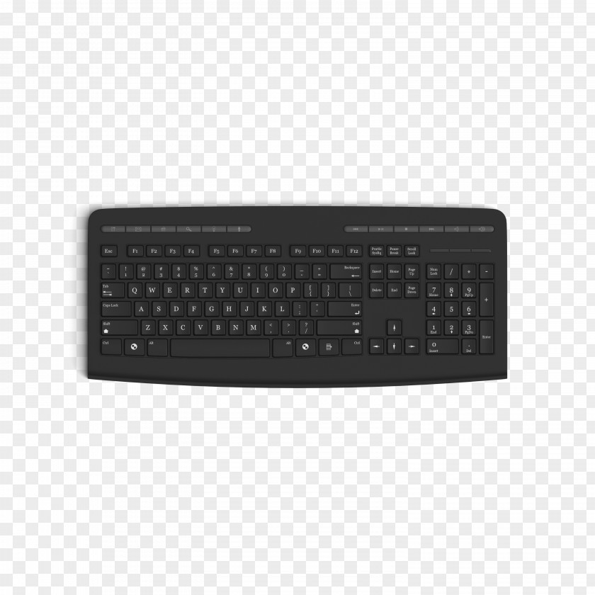 Keyboard Computer Numeric Keypad Chorded Space Bar PNG