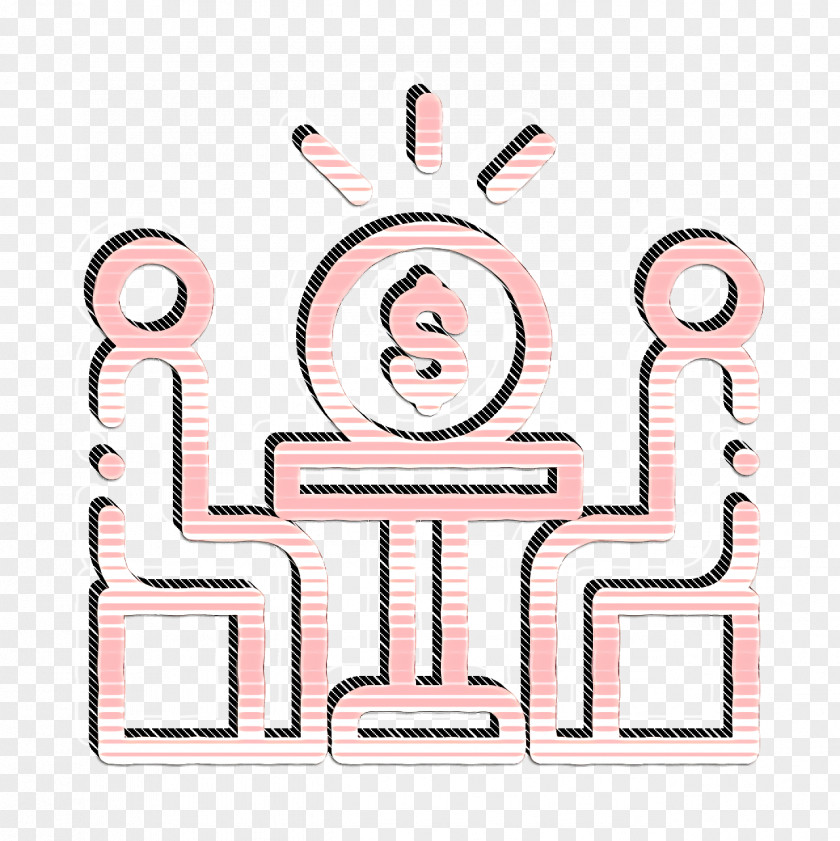 Negotiation Icon Salesman Business Administration PNG