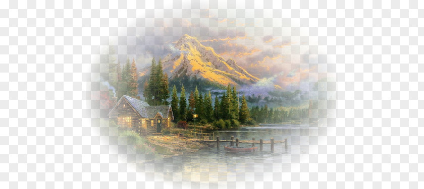 Painting Artist Park West Gallery Canvas PNG