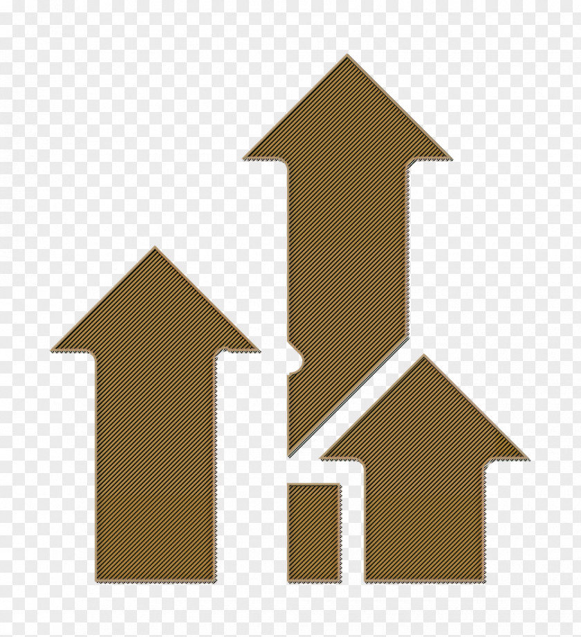 Steeple House Arrows Icon Media Network PNG
