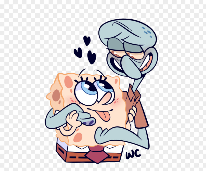 Cartoon Octopus And Sponge Baby Squidward Tentacles Patrick Star Plankton Karen Sandy Cheeks Drawing PNG