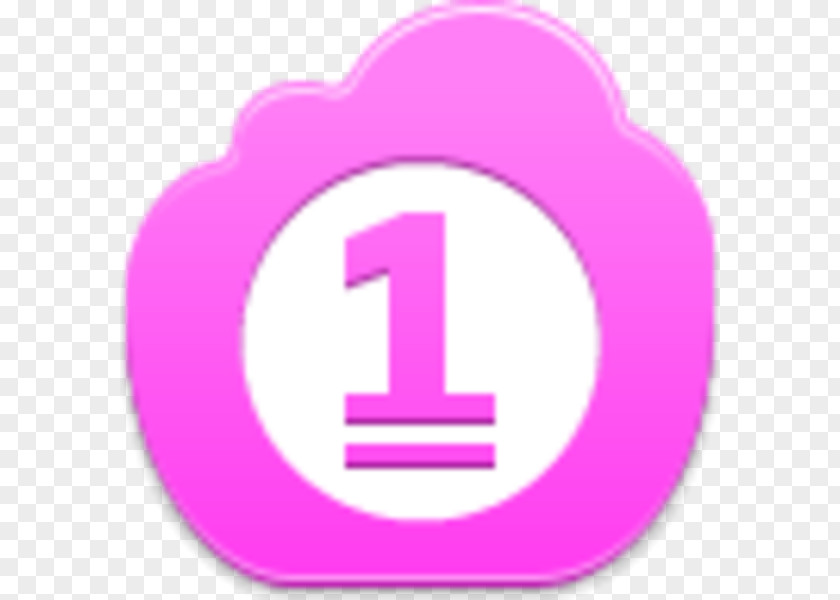 Pink Clouds Painted Button Hyperlink PNG