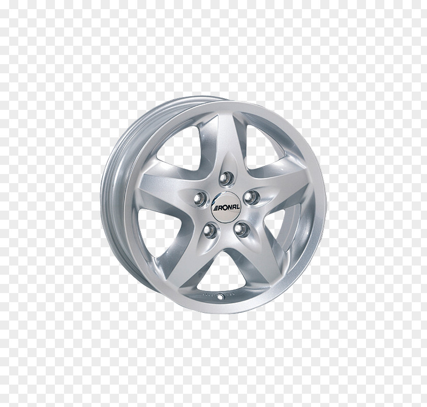 Silver Alloy Wheel Autofelge Rim Spoke PNG