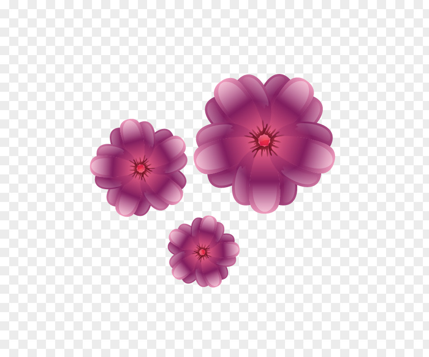 Vector Rose Red Flowers Download PNG