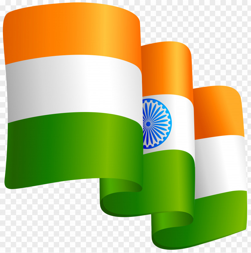 Waving India Flag Transparent Clip Art Image Of PNG
