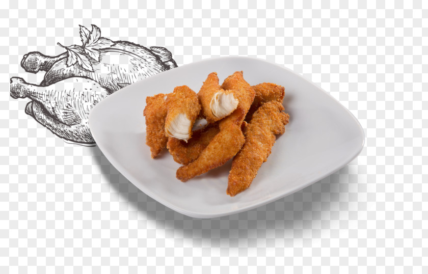 Chicken Strips Fritter Pakora Fish Finger Recipe 04574 PNG