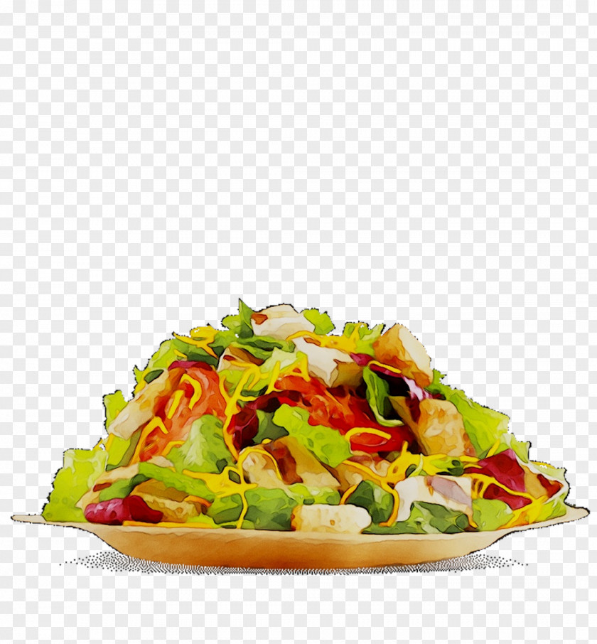 Fattoush Tostada Nachos Vegetarian Cuisine Caesar Salad PNG