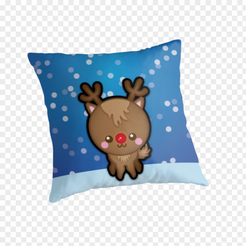 Reindeer Cushion Throw Pillows Snout PNG