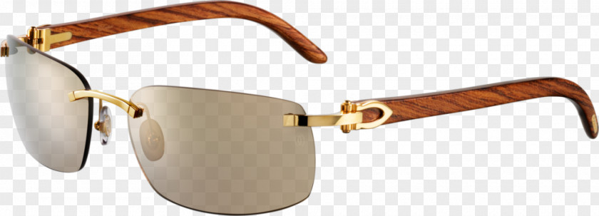 Sunglasses Aviator Cartier Eyewear PNG